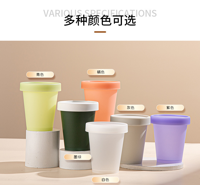 工廠直供280ml廣口發膜瓶 面膜磨砂膏瓶膏霜塑料瓶PP冰淇淋泥膜罐